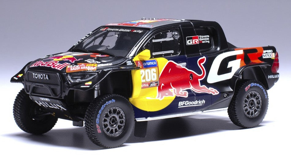 TOYOTA GR DKR HILUX EVO T1U N.206 RALLY DAKAR 2024 MORAES-MONLEON 1:43 Scala 1:43 Ixo Model