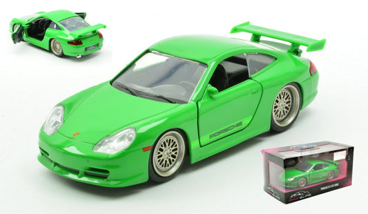 PORSCHE 911 GT3 (996) "PINK SLIPS" GREEN 1:32 Scala 1:32 Jada Toys