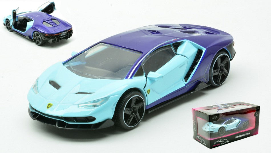 LAMBORGHINI CENTENARIO "PINK SLIPS" BLUE 1:32 Scala 1:32 Jada Toys