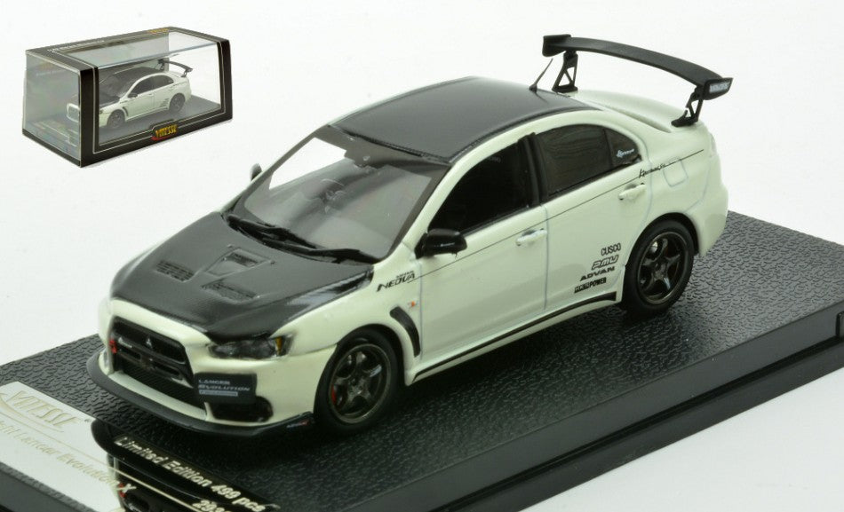 MITSUBISHI LANCER EVO X 2011 PEARL WHITE 1:43 Scala 1:43 Vitesse