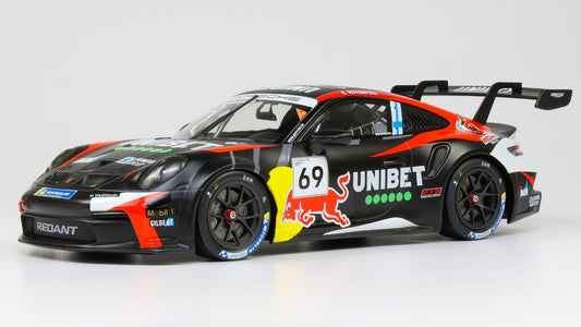 PORSCHE 911 GT3 N.69 PORSCHE CUP BRANDS HATCH 2023 K.ROVANPERA 1:18
 Scala 1:18 Ixo Model