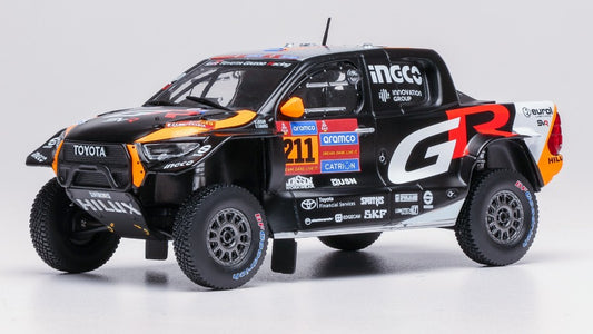 TOYOTA GR DKR HILUX EVO T1+ N.211 RALLY DAKAR 2025 HENK-BRETT 1:43 Scala 1:43 Ixo Model