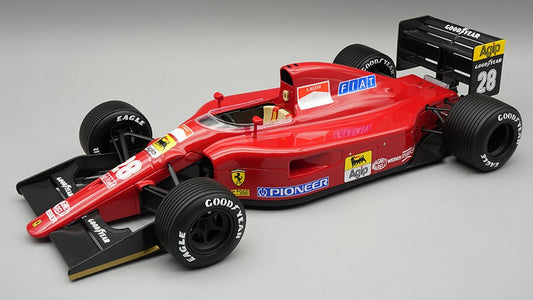 FERRARI 642 F1 N.28 BRITISH GP 1991 RAIN TYRES J.ALESI 1:18 Scala 1:18 Tecnomodel