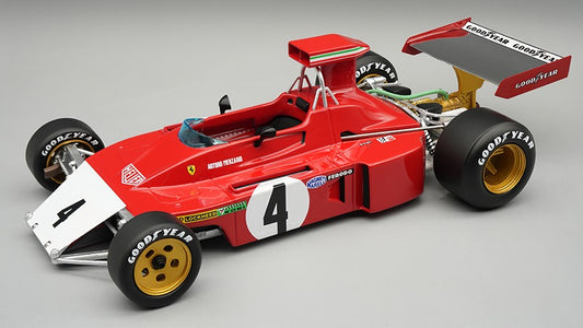 FERRARI 312B3-73 N.4 CANADA GP 1973 A.MERZARIO CRASHED NOSE 1:18 Scala 1:18 Tecnomodel
