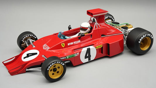 FERRARI 312B3-73 N.4 WATKINS GLEN GP A.MERZARIO W/DRIVER 1:18 Scala 1:18 Tecnomodel