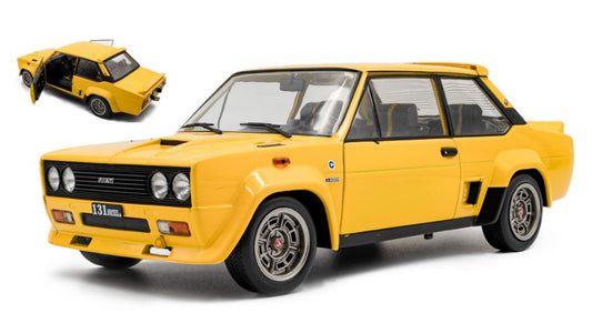FIAT 131 ABARTH 1980 YELLOW 1:18 Scala 1:18 Solido