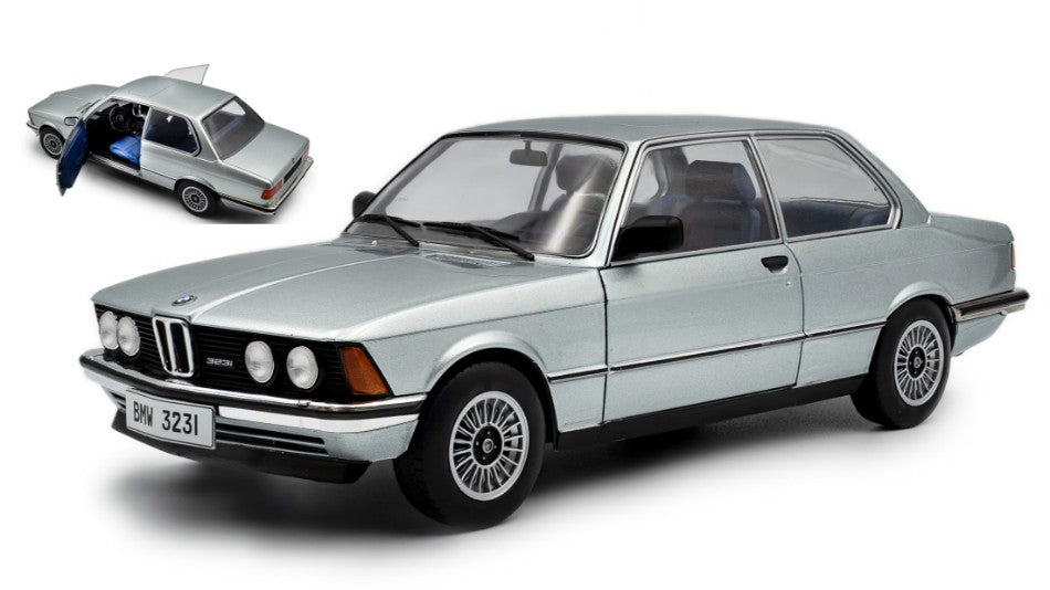 BMW 3-SERIES 323I (E21) 1980 MET.SILVER 1:18 Scala 1:18 Solido
