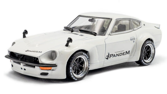 DATSUN 240Z ROCKET BUNNY COUPE 1973 WHITE 1:43 Scala 1:43 Solido