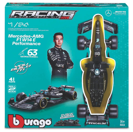 MERCEDES F1 W14 N.63 GEORGE RUSSELL 2023 KIT 1:24 Scala 1:24 Burago