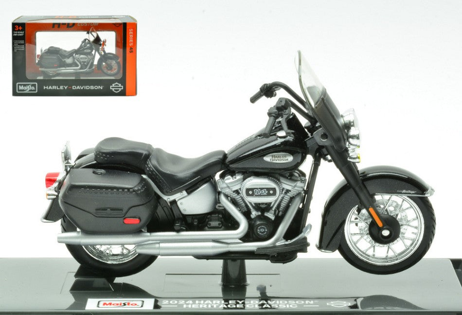 HARLEY DAVIDSON 2024 HERITAGE CLASSIC 1:18 Scala 1:18 Maisto