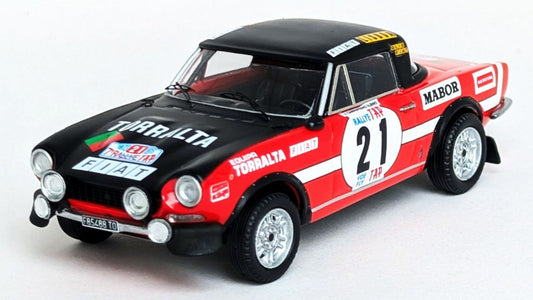 FIAT 124 SPORT SPIDER 1600 TAP RALLY 1973 CARPINT.ALB.-CARPINT.ALB.1:43 Scala 1:43 Trofeu