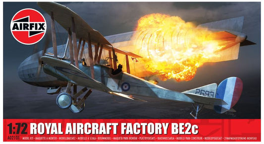 ROYAL AIRCRAFT FACTORY BE2c KIT 1:72 Scala 1:72 Airfix