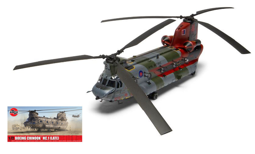 BOEING CHINOOK HC.1 (LATE) KIT 1:72 Scala 1:72 Airfix