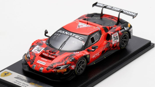 FERRARI 296 GT3 N.74 24H SPA HARTSHORNE-TUCK-HULL-BELL 1:43 Scala 1:43 Looksmart