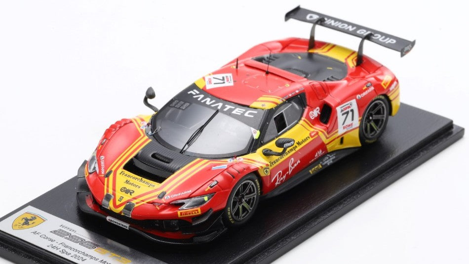 FERRARI 296 GT3 N.71 24H SPA VIDALES-ABRIL-NEUBAUER 1:43 Scala 1:43 Looksmart