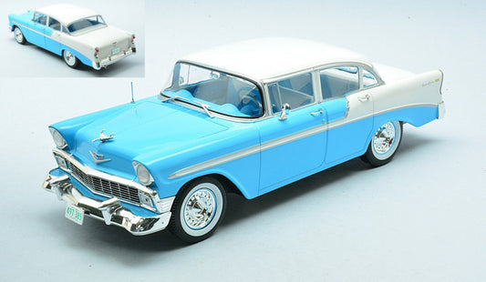 CHEVROLET BEL AIR 4-DOOR HARD TOP 1956 LIGHT BLUE 1:24 Scala 1:24 Whitebox