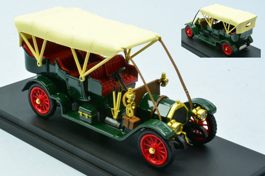 FIAT 60 CV 1905 GREEN W/SOFT TOP CREAM 1:43 Scala 1:43 Rio