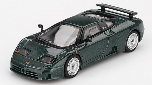 BUGATTI EB110 GT 1995 VERDE SCURO 1:64 Scala 1:64 Mini GT