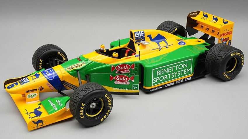 BENETTON B193B BRITISH GP 1993 RAIN TYRES R.PATRESE 1:18 Scala 1:18 Tecnomodel