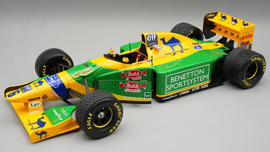 BENETTON B193B BRITISH GP 1993 RAIN TYRES R.PATRESE 1:18 Scala 1:18 Tecnomodel