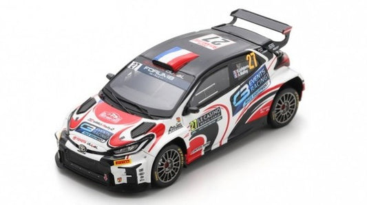 TOYOTA YARIS N.27 6th RC2 RALLY MONTE CARLO 2024 LEFEBVRE-MALFOY 1:43 Scala 1:43 Spark Model