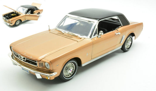 FORD MUSTANG 1964 HARD TOP GOLD 1:18 Scala 1:18 MotorMax