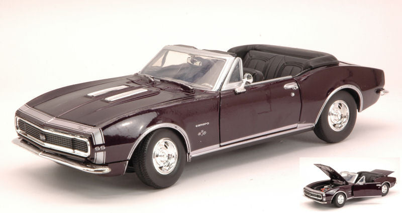CHEVROLET CAMARO SS 1967 DARK METALLIC PURPLE 1:24 Scala 1:24 MotorMax