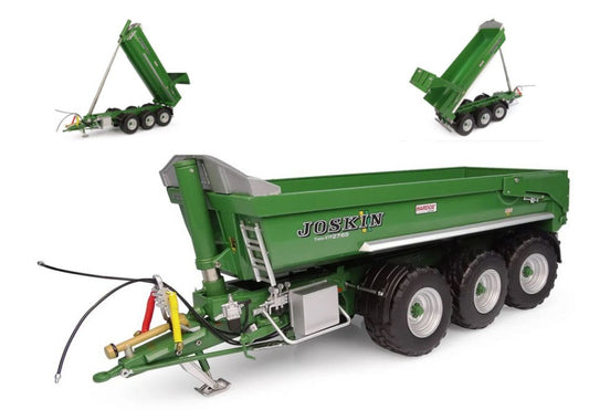 JOSKIN DUMP TRAILER TRANS-KTP 27/65 GREEN VERSION 1:32 Scala 1:32 Universal Hobbies