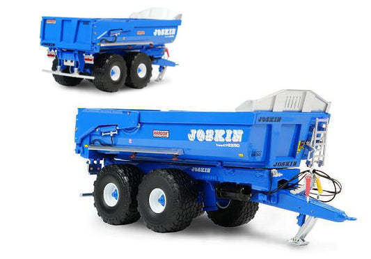 JOSKIN DUMP TRAILER TRANS-KTP 22/50 BLUE VERSION 1:32 Scala 1:32 Universal Hobbies