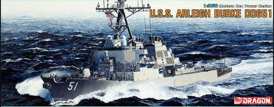 U.S.S. ARLEIGH BURKE DDG-51 KIT 1:350 Scale Varie Dragon