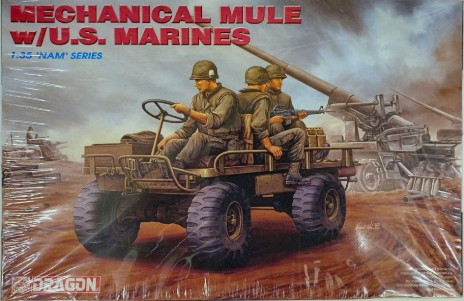 MECHANICAL MULE W/U.S.MARINES KIT 1:35 Scala 1:35 Dragon