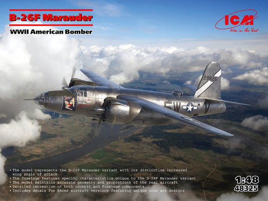 B-26F MARAUDER WWII AMERICAN BOMBER KIT 1:48 Scala 1:48 ICM