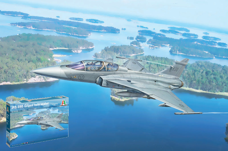JAS-39 TWIN SEATER KIT 1:72 Scala 1:72 Italeri