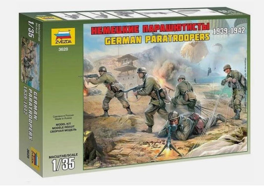 GERMAN PARATROOPERS 1939 - 1942 KIT 1:35 Scala 1:35 Zvezda