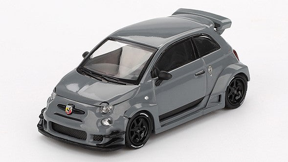 FIAT ABARTH 595 LB-WORKS X ABAS WORKS 2024 GREY 1:64 Scala 1:64 Mini GT