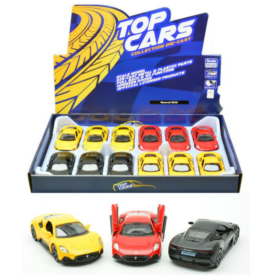 MASERATI MC20 COL.ASS. (5982) cm 12 Scala 1:32 Kinsmart