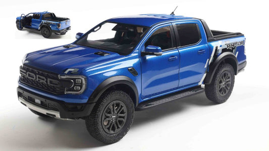 FORD RANGER RAPTOR 2024 BLUE LIGHTNING 1:18 Scala 1:18 Solido