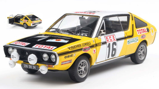 RENAULT 17 PH.1 N.16 RALLY DU MAROC 1976 PRIVE-TILBERT 1:18
 Scala 1:18 Solido