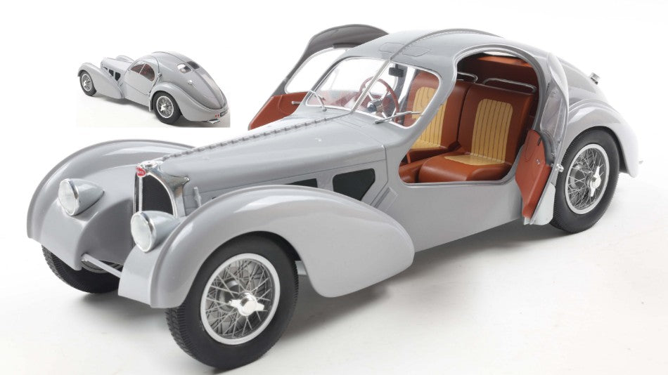 BUGATTI ATLANTIC TYPE 57 SC
1937 MATT SILVER 1:18 Scala 1:18 Solido