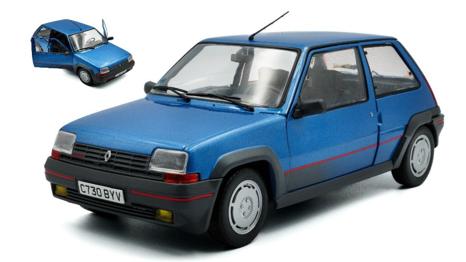 RENAULT R5 GT TURBO MK1 1985 ALPINE BLUE 1:18 Scala 1:18 Solido