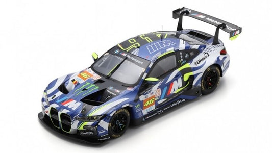 BMW M4 GT3 N.46 24 H LE MANS 2024 V.ROSSI-A.SL HARTHY-M.MARTIN 1:18 Scala 1:18 Spark Model