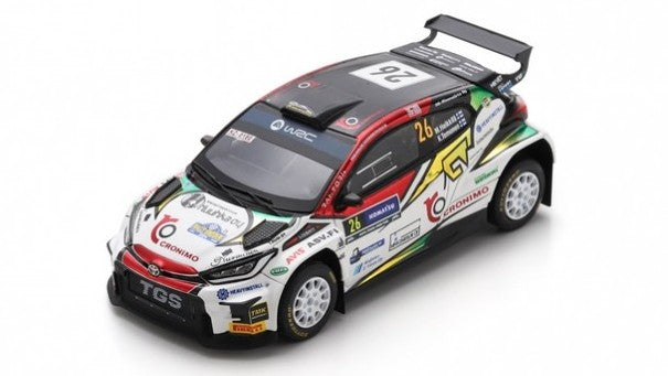 TOYOTA YARIS N.26 5th RALLY SWEDEN 2024 M.HEIKKILA-K.TEMONEN 1:43 Scala 1:43 Spark Model