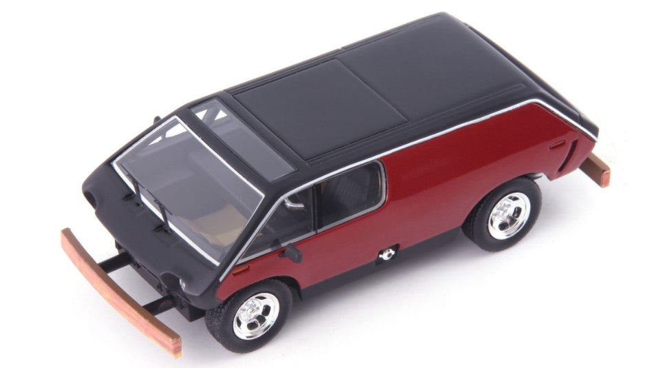 BRUBAKER BOX VAN 1972 RED-BLACK 1:43 Scala 1:43 Avenue43