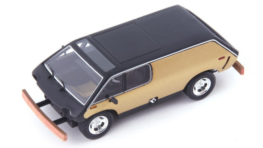 BRUBAKER BOX VAN 1972 GOLD-BLACK 1:43 Scala 1:43 Avenue43