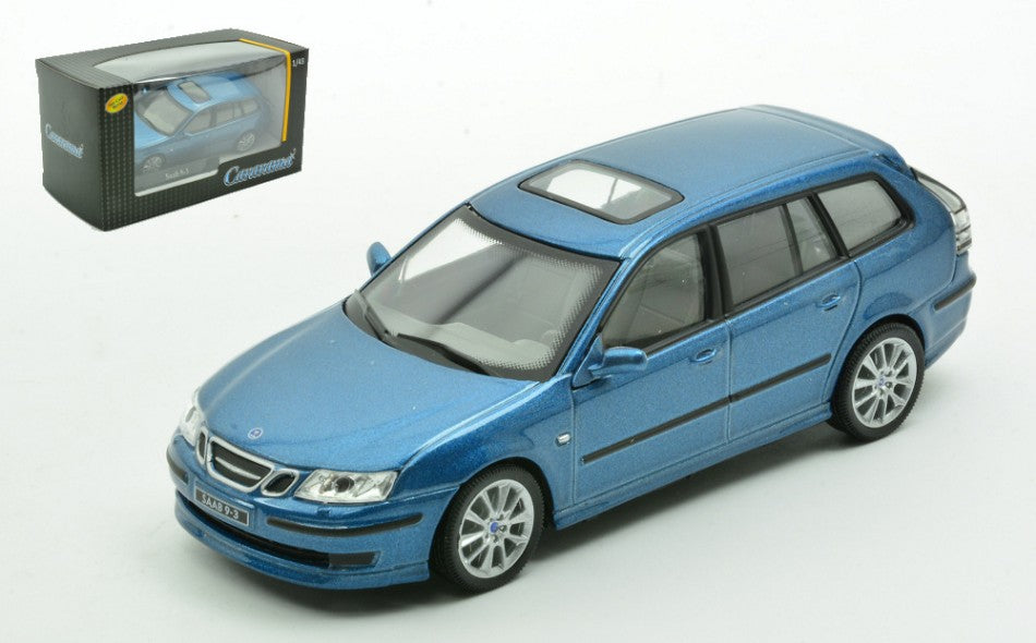 SAAB 9-3 SPORT COMBI MET.BLUE 1:43 Scala 1:43 Cararama