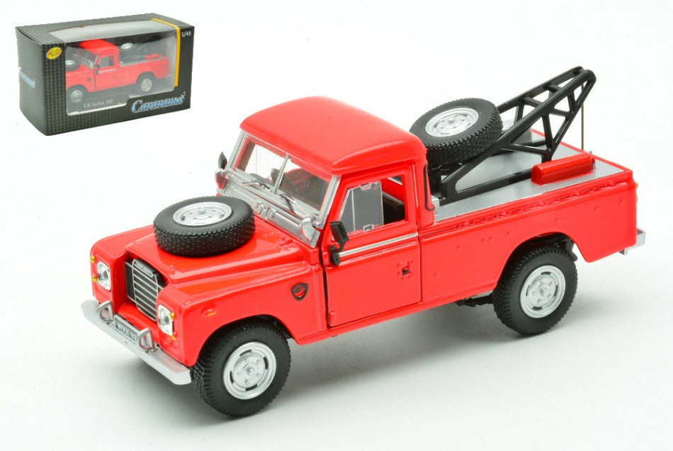 LAND ROVER SERIES 109 PICK UP TOW TRUCK RED 1:43 Scala 1:43 Cararama