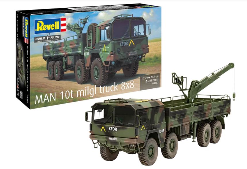 MAN 10t TRUCK 8x8 KIT 1:35 Scala 1:35 Revell