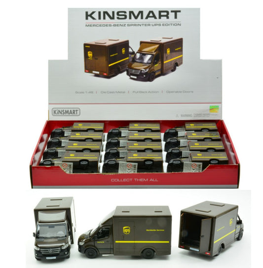 MERCEDES SPRINTER UPS (5476D) cm 12 Scale Varie Kinsmart