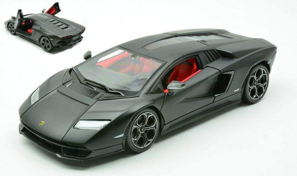 LAMBORGHINI COUNTACH LPI 800-4 MATT BLACK 1:24 Scala 1:24 Burago