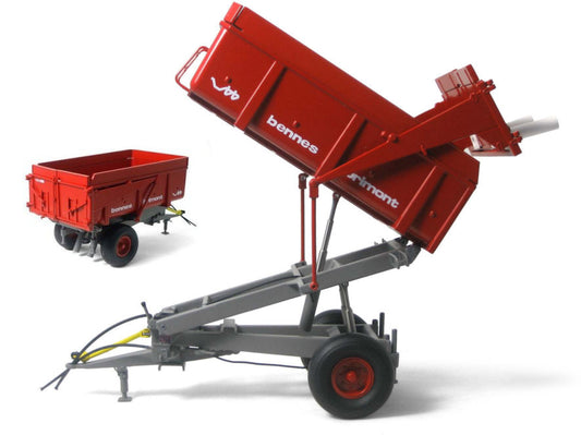 RIMORCHIO CON SOLLEVATORE BRIMONT BB8 SEMI ELEVATRICE 1:32 Scala 1:32 Replicagri